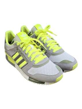 Adidas Originals ZX 630 Running Shoes D67565 Grey Neon Green Men's Size 10.5